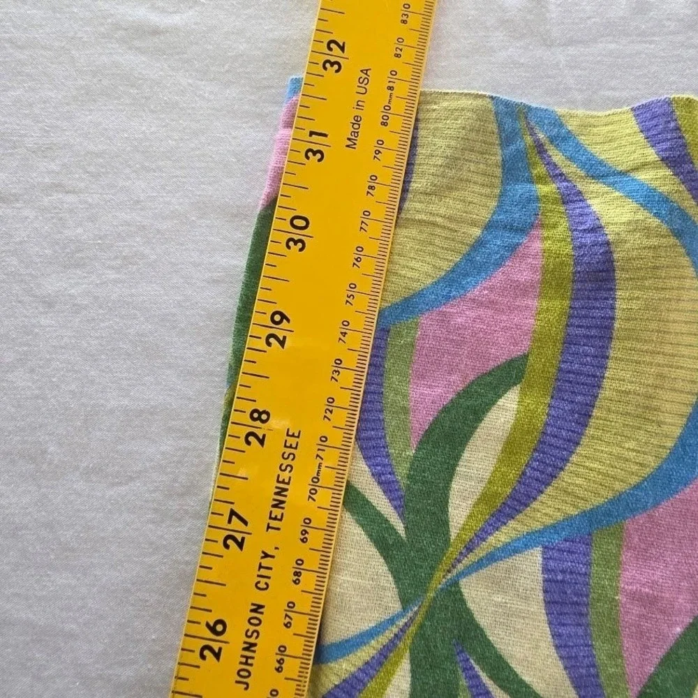 Zara Womens XS Psychedelic‎ Swirl Flare Pants Flare Reto Hippie Boho Retro
